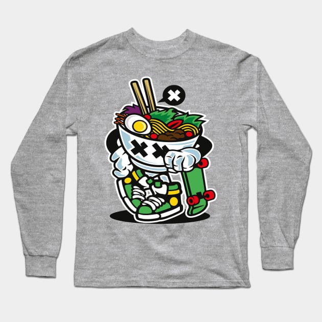 Ramen Style Long Sleeve T-Shirt by CRD Branding